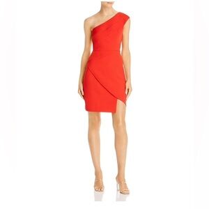 BCBGMAXARIA red orange dress